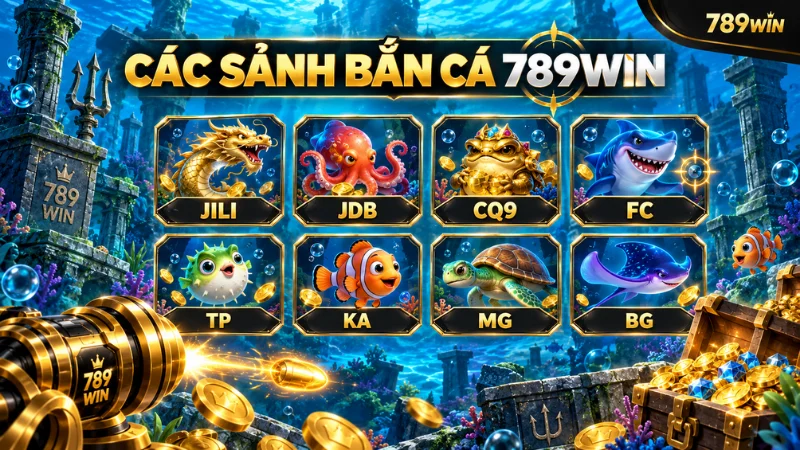 Các sảnh bắn cá được giới thiệu trong chuyên mục 789WIN